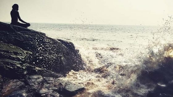 meditation on the rock shree hari yoga school