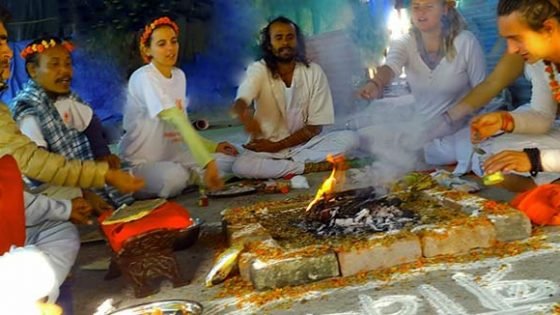 Shree Hari's fire ceremony in Dharamshala