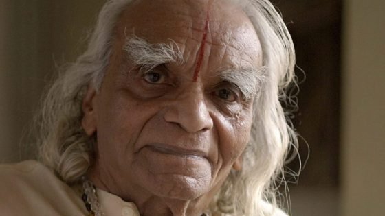 Benefits of Yoga for Seniors, BKS Iyengar, photographed in Karnataka, India, in 2005