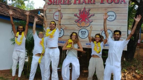 300 our yttc group photo gokarna shree hari yoga school