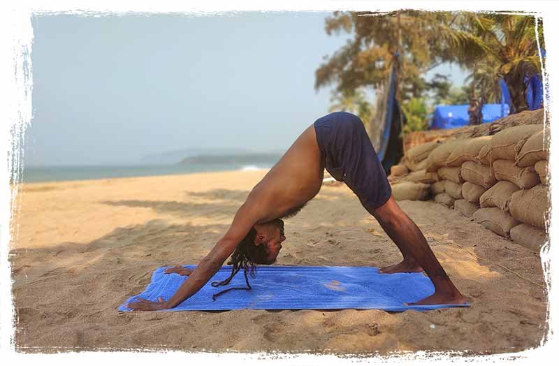 Adho Mukha Svanasana, downward facing dog