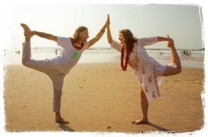 Double-Dance Pose students