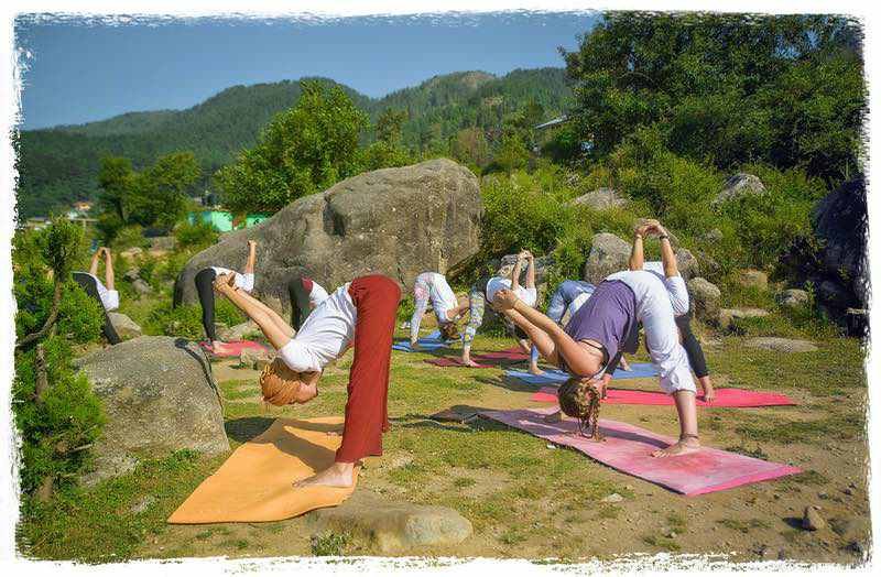 yoga in out side