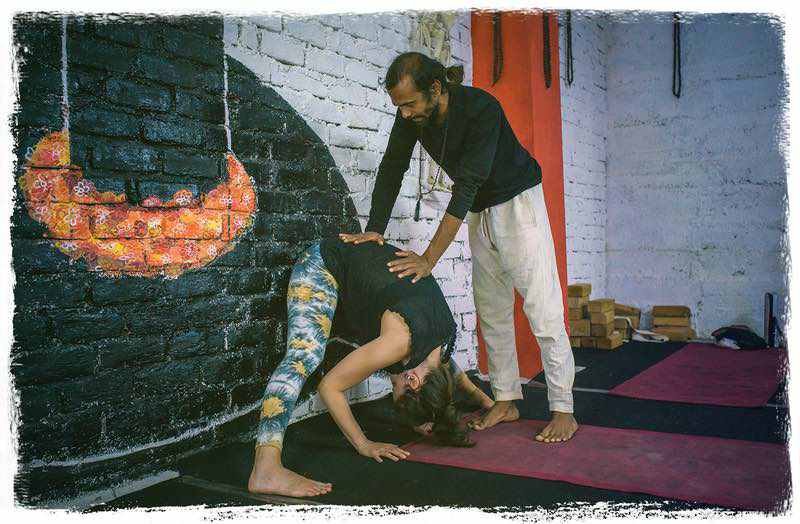 wallpractice | Yoga Teacher Training in India at Shree Hari School | Certified YTT course yoga teacher traning