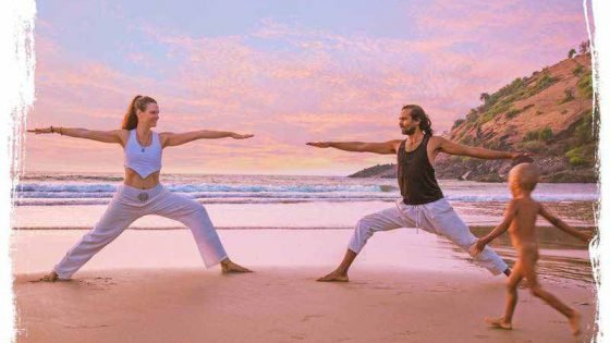 warrior two asana pose