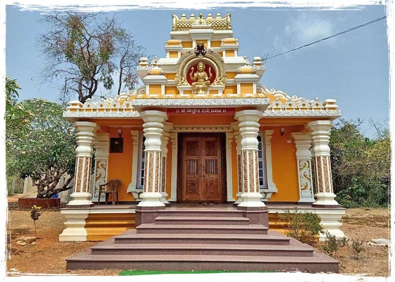 old tempel in goa