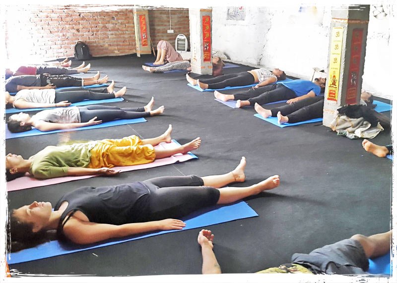 shavasana | Yoga Teacher Training in India at Shree Hari School | Certified YTT course yoga nidra