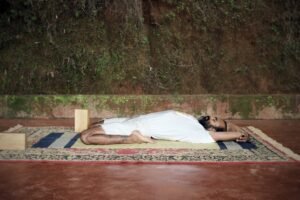 Supta Virasana | Yoga Teacher Training in India at Shree Hari School | Certified YTT course Supta Virasana