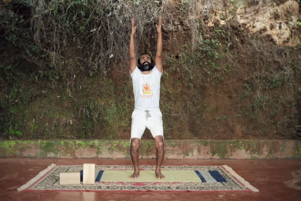 Utkatasana-2 | Yoga Teacher Training in India at Shree Hari School | Certified YTT course Utkatasana-2