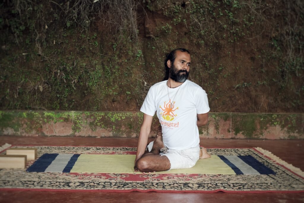 Bharadvajasana-2 | Yoga Teacher Training in India at Shree Hari School | Certified YTT course Bharadvajasana-2