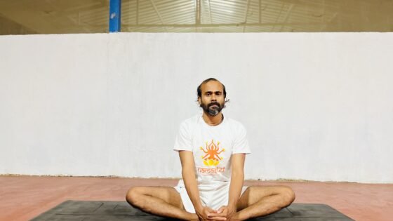 Bound Angle Pose Internationa yoga day