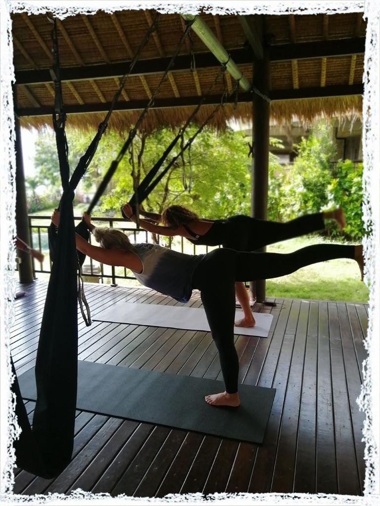Aerial yoga